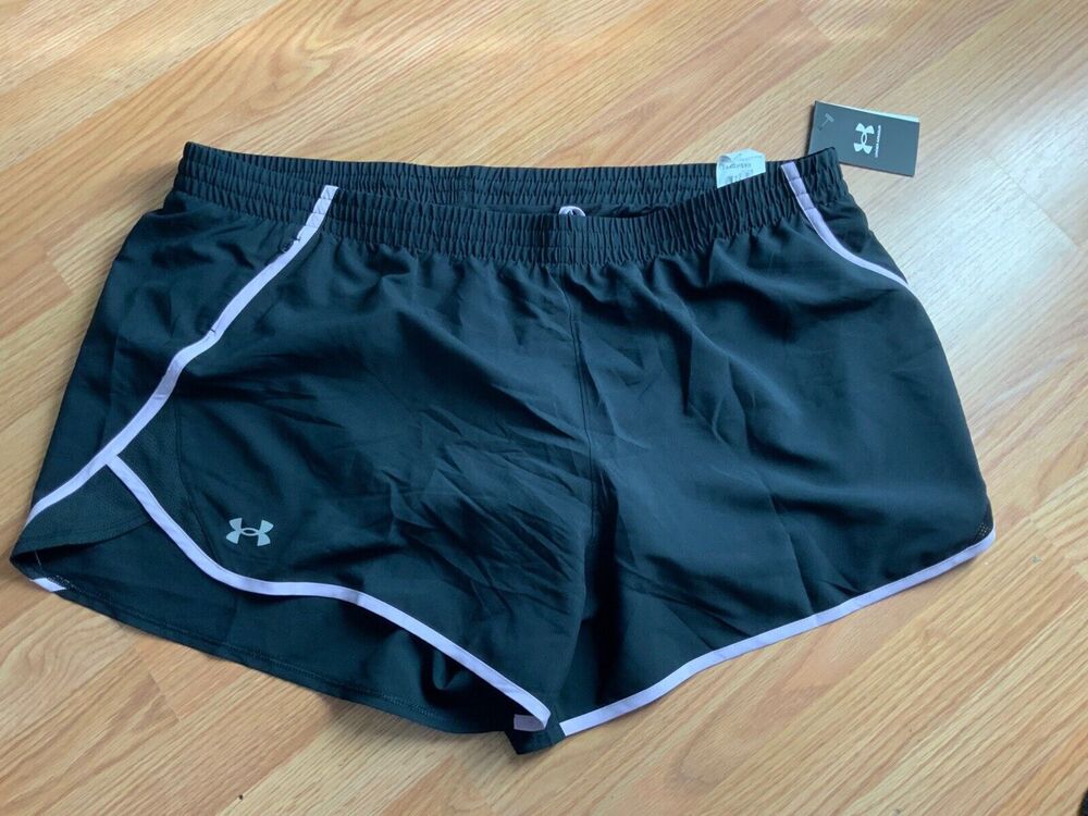 NWT Womens Under Armour HeatGear Running Shorts Size 3XL